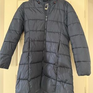 SAVE THE DUCK Women’s Dark Blue Puffer Jacket